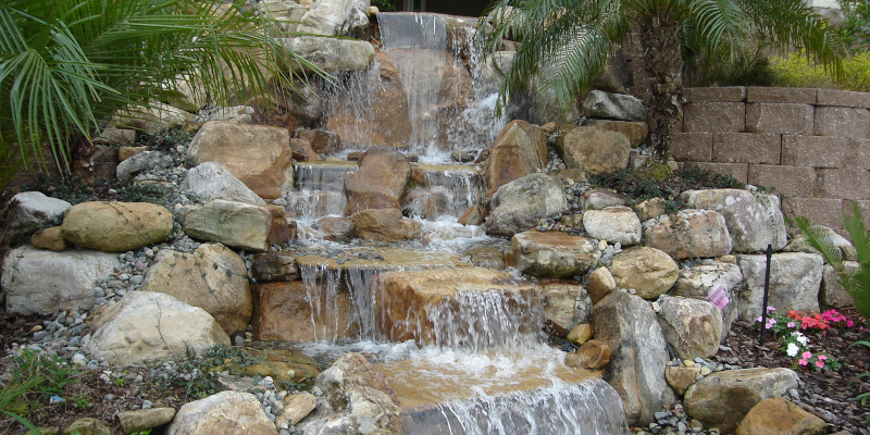 Backyard Waterfalls in Orlando, Florida