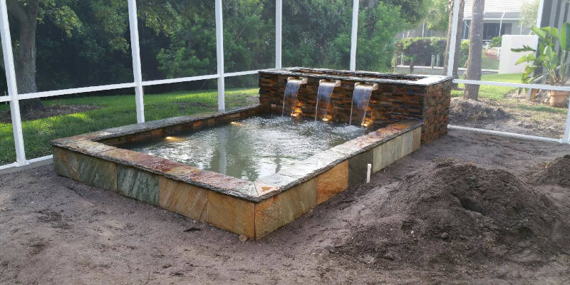 Koi Pond Installation in Orlando, Florida